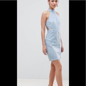 Blue party dress